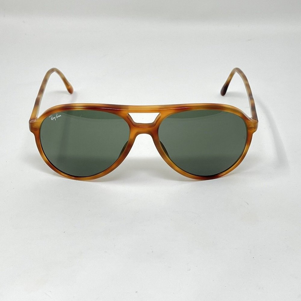 Ray-Ban Tortoise Sunglasses with Dark Green Lenses